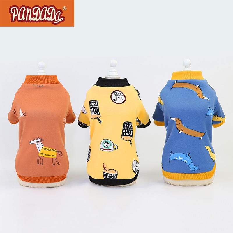 

Pet Fleece Autumn Winter Warm Classical Thickening Animal Pattern Coat For Small Medium Dogs Clothes -XXL