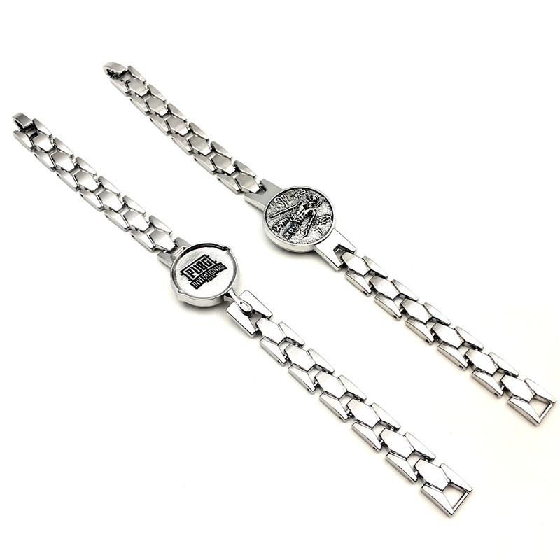 

Game Playerunknown's Battlegrounds Bracelet PUBG Figure Logo Pendant Bracelet Fashion Alloy For Women&Men