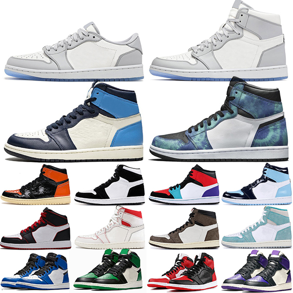 

dunks low Hot Outdoor Shoes Jumpman 1 Royal Toe Pine Green Court Purple 1s Obsidian Tie Dye Smoke Grey UNC Mens Womens Sports Sneakers 1HOE, No shoes