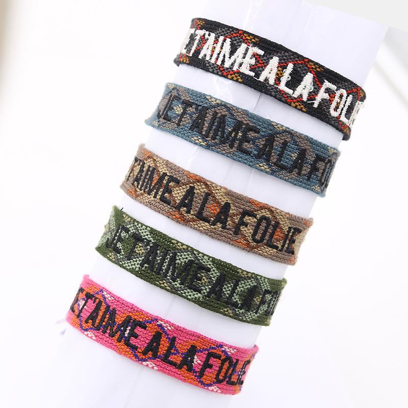 

Tassel Woven Bracelets For Women Adjustable Handmade Braided Friendship Bracelet Vintage Wristband Gifts 2021