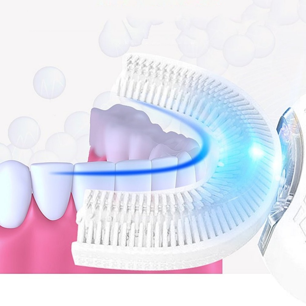 

Electric Toothbrush Fully Automatic 3D Care Mouth Cleaner Toothbrushes Rechargeable Teeth Whitening Sonic Toothbrush Y1207