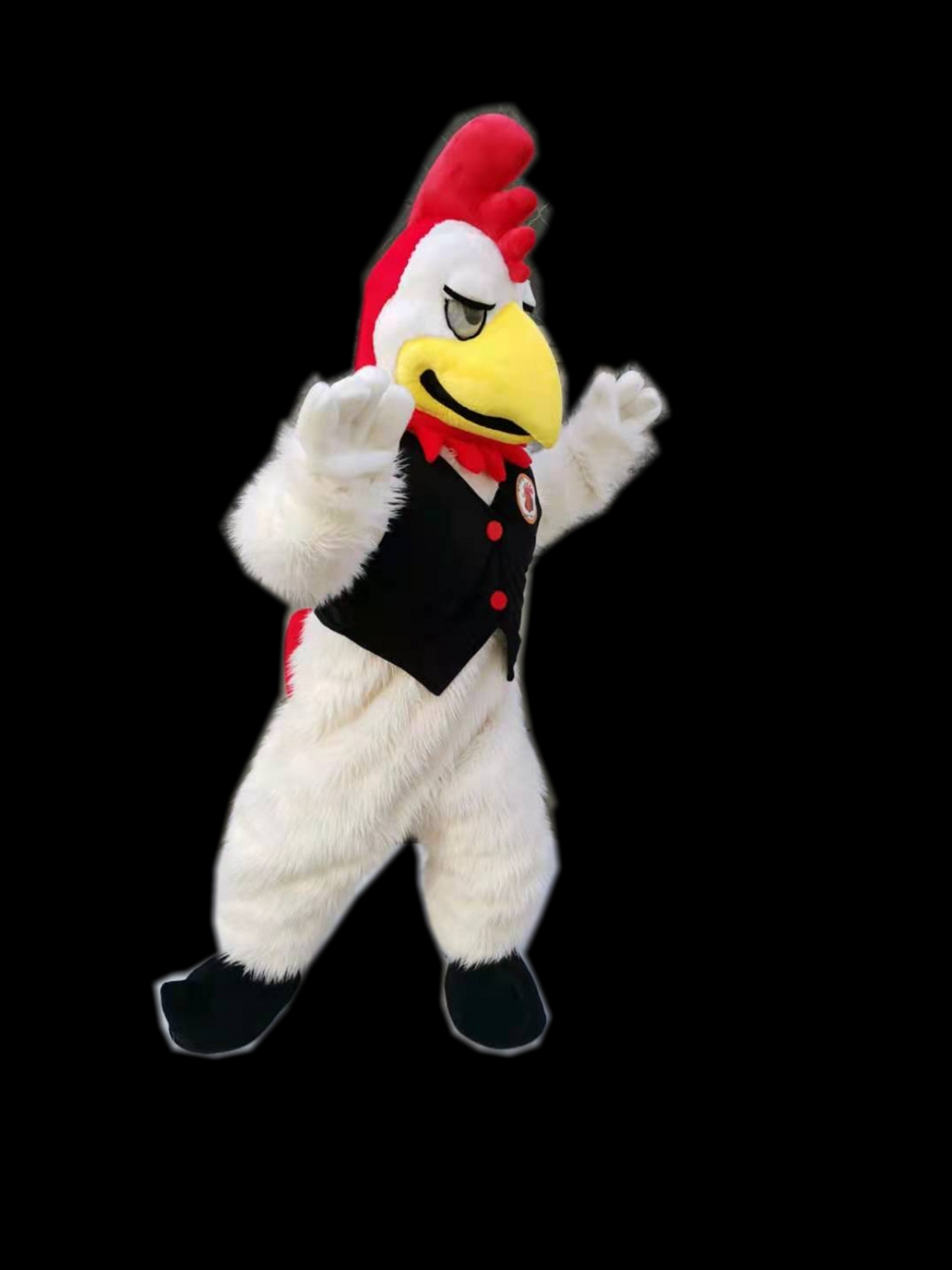 

Custom Chicken White chicken cock mascot costume anime costumes advertising mascotte Adult Size factory direct free shipping