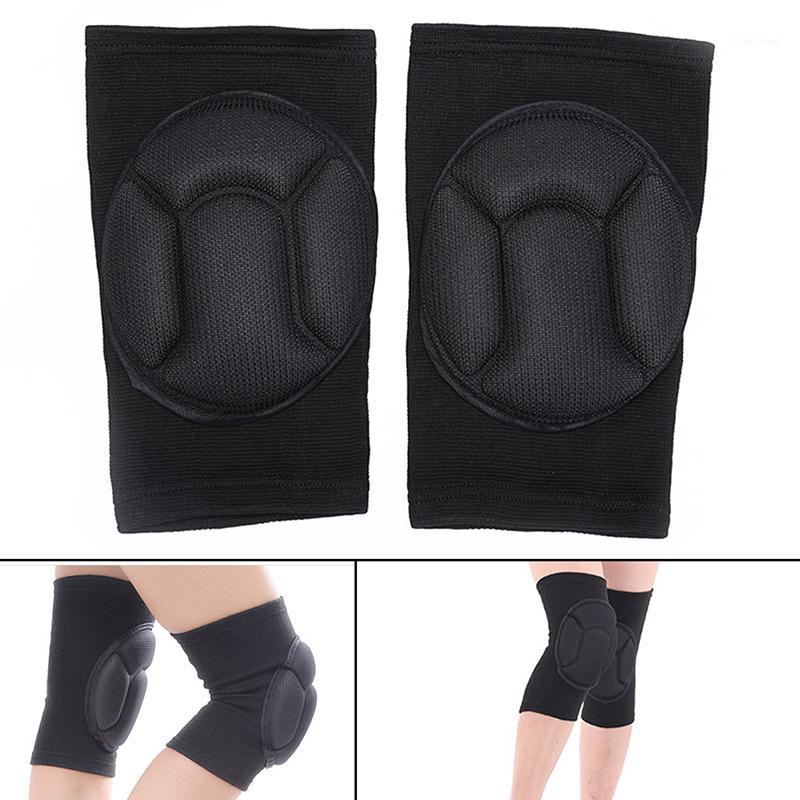 

2pcs Elbow Brace Support Lap Knee Protector Thickening Kneepad Extreme Knee Pad for Football Volleyball Cycling Sports1, Black
