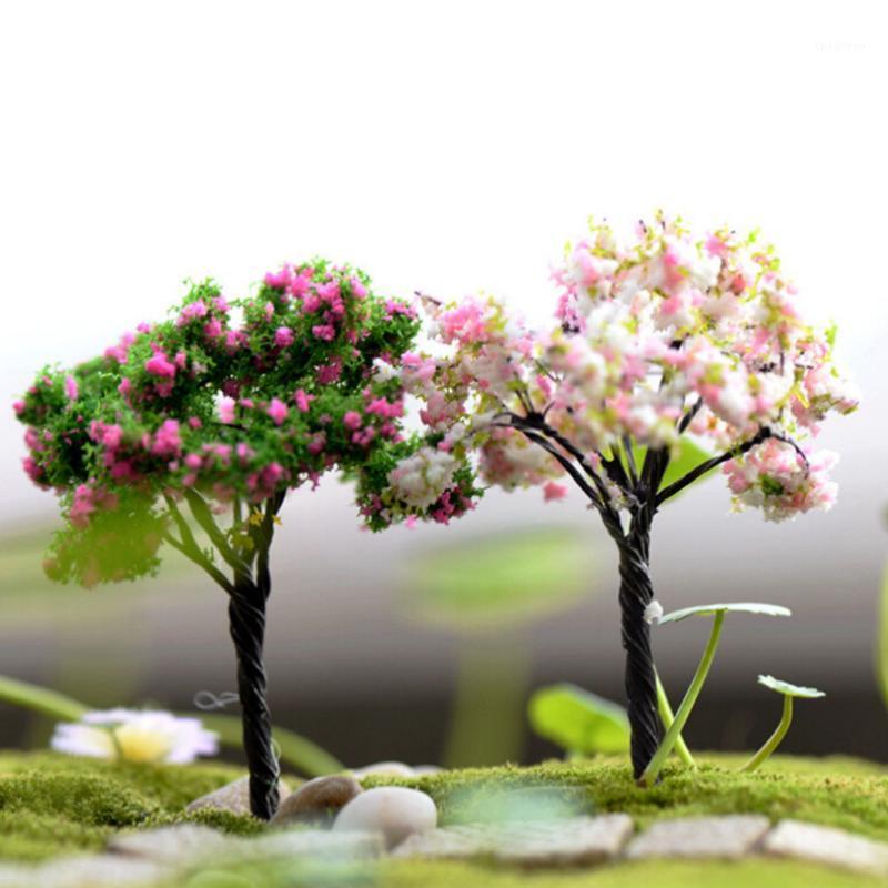 

Plastic Crafts Home Decoration Accessories Cute Trees For Miniature Garden Ornament Dollhouse Plant Pot Diy Craft1
