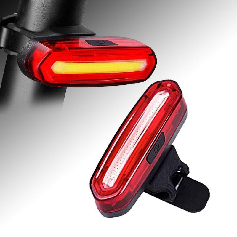 

Bike Bicycle light Rechargeable LED Taillight USB Rear Tail Safety Warning Cycling light Portable Flash Super Bright#201