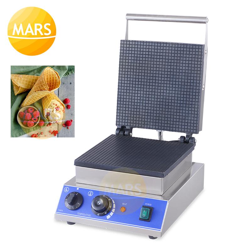 

Electric Non Stick Ice Cream Waffle Cone Maker Commercial Egg Roll Maker Waffle Baking Pan Oven Holland Stroopwafel Iron