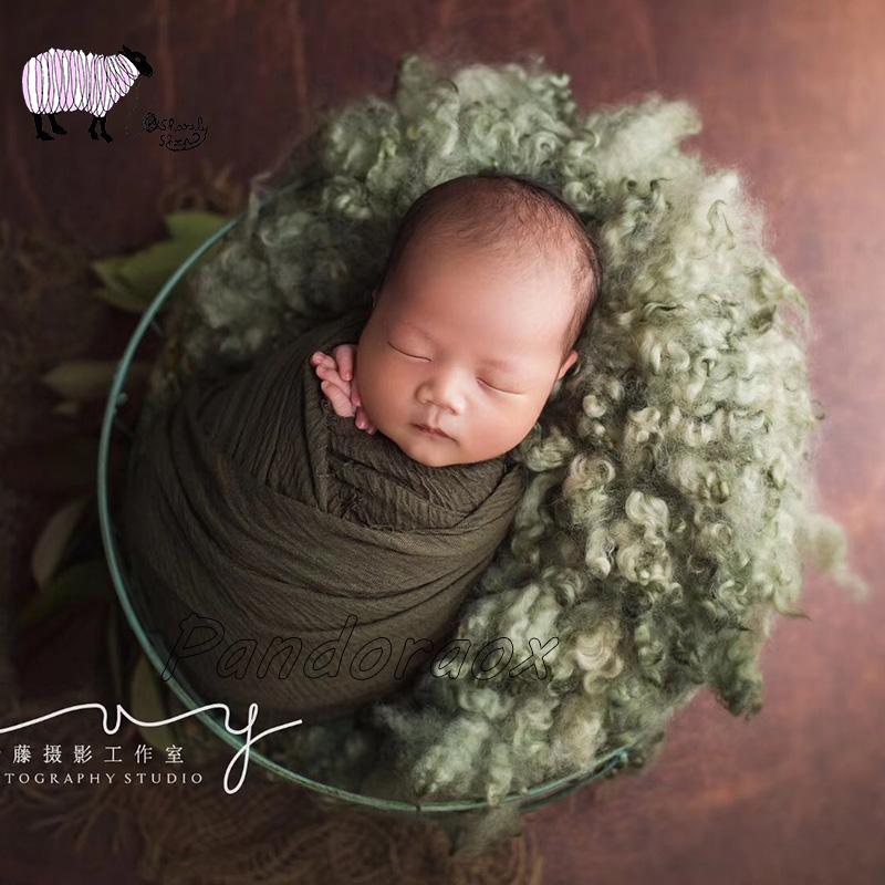 

High Quality Newborn Baby Photography Wool Blanket Props fotografia Posing Accessory Baby Girl Boy Photo Shoot Blanket Prop