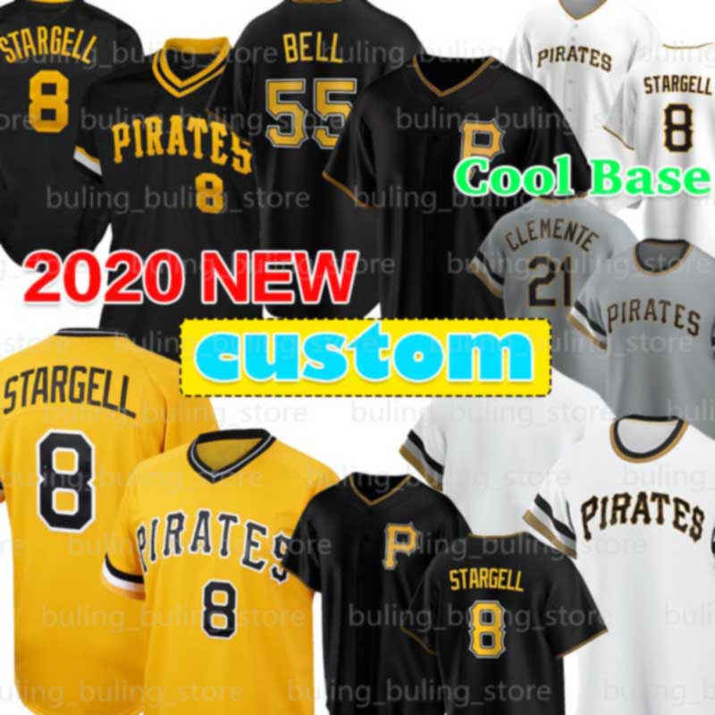 

Pirates 21 Roberto Clemente Jersey Josh Bell Chris Archer Custom Willie Stargell Adam Frazier Dave Parker Kevin Newman Joe Musgrove Tekulve, Custom jersey(haidao-fugu)