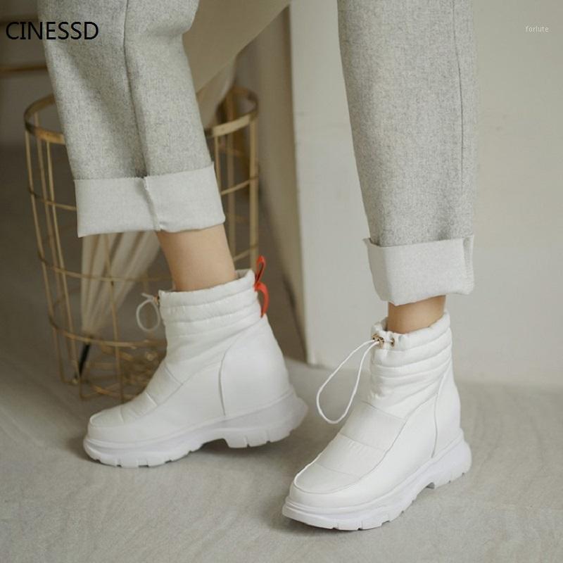 

The new winter 2020 women's plussize snowshoe boots thickened with plush bottoms and elevated women's plussize thermal snowshoes1, Black