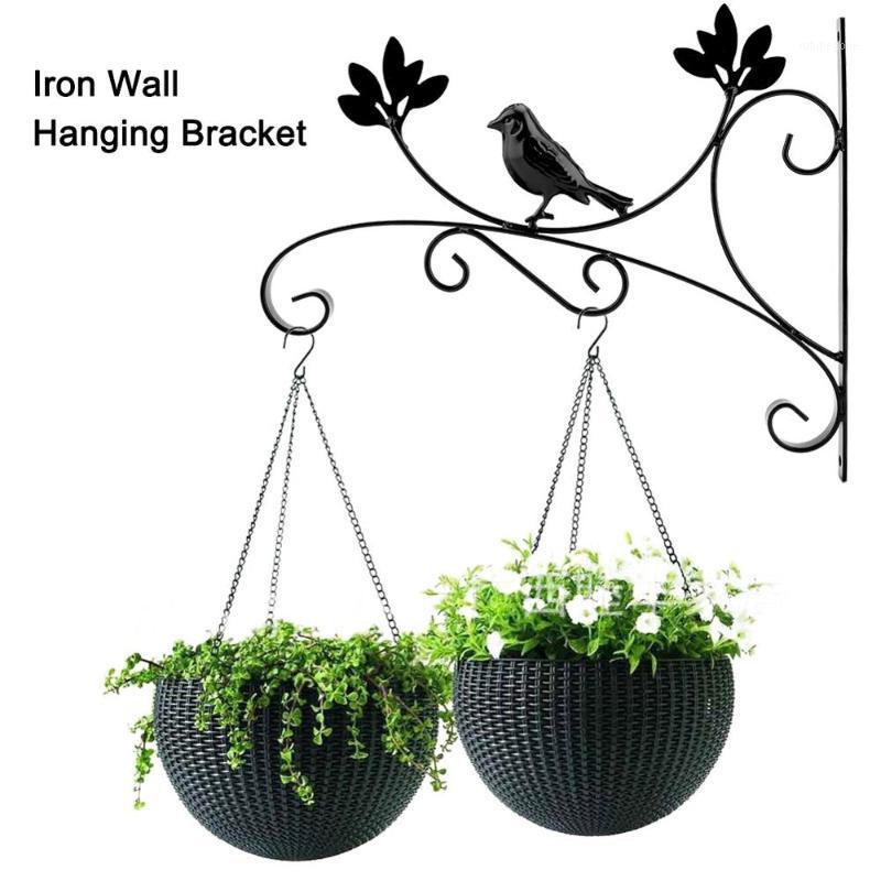 

Iron Wall Hanging Bracket Plant Stand Flower Pot Hook Landscaping Bracket for Home Garden Planter Balcony Decoration1