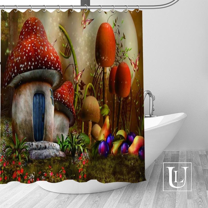 

Custom fairy tale Dream fantasy forest Shower Curtain MORE SIZE Waterproof Fabric Shower Curtain for Bathroom Decor Dropshipping