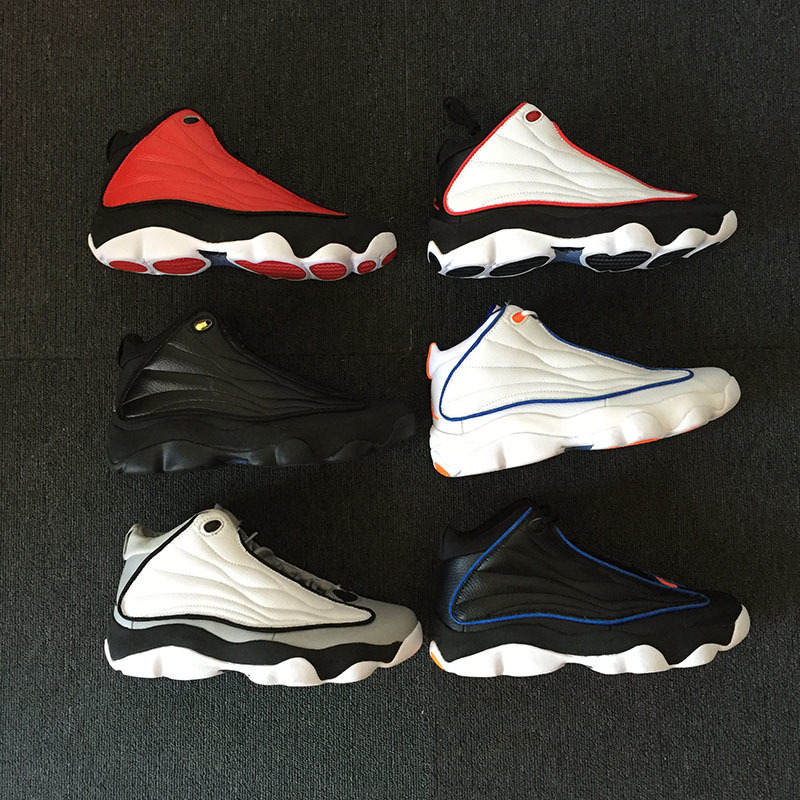 

New Jumpman 13.5 Pro Strong Gym Red Black White Basketball Shoes for classic Sneaker 13.5s Men Sports Trainer