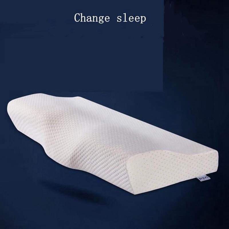 

Pillow Memory Foam Convex Type Cervical Health Care Custom Butterfly Rebound