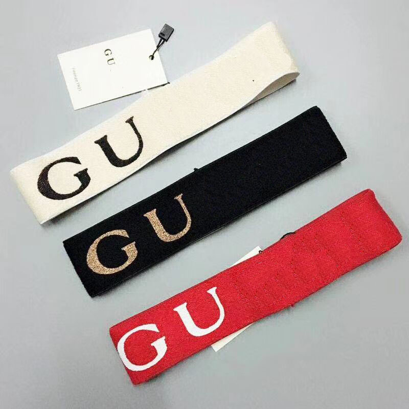 Luxury Designer Headbands Women Men 3Color Red Black White Brand Letter Print Elastic Headband Fashion Sport Hair Bands Turban Headwraps for-image-753928292