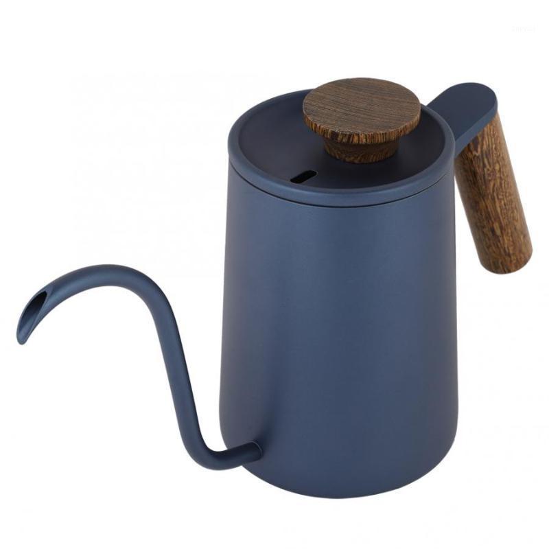 

600ml Coffee Machine Fashion Stainless Steel Handle Drip Coffee Pot Long Gooseneck Spout Kettle Portable Maker kettle1