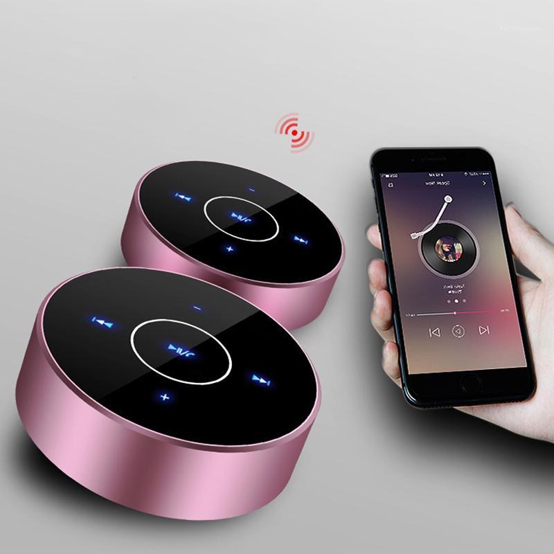 

Portable Wireless Bluetooth Speaker Waterproof Wireless Handsfree Card Touch Screen Subwoofer Mini Steel Cannon1