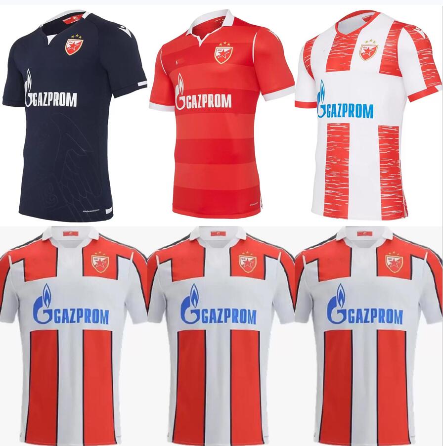 

SALE Classy Red Star Belgrade 21-22 soccer Jersey home 2021 2022 football shirts Football Uniform, Black;yellow