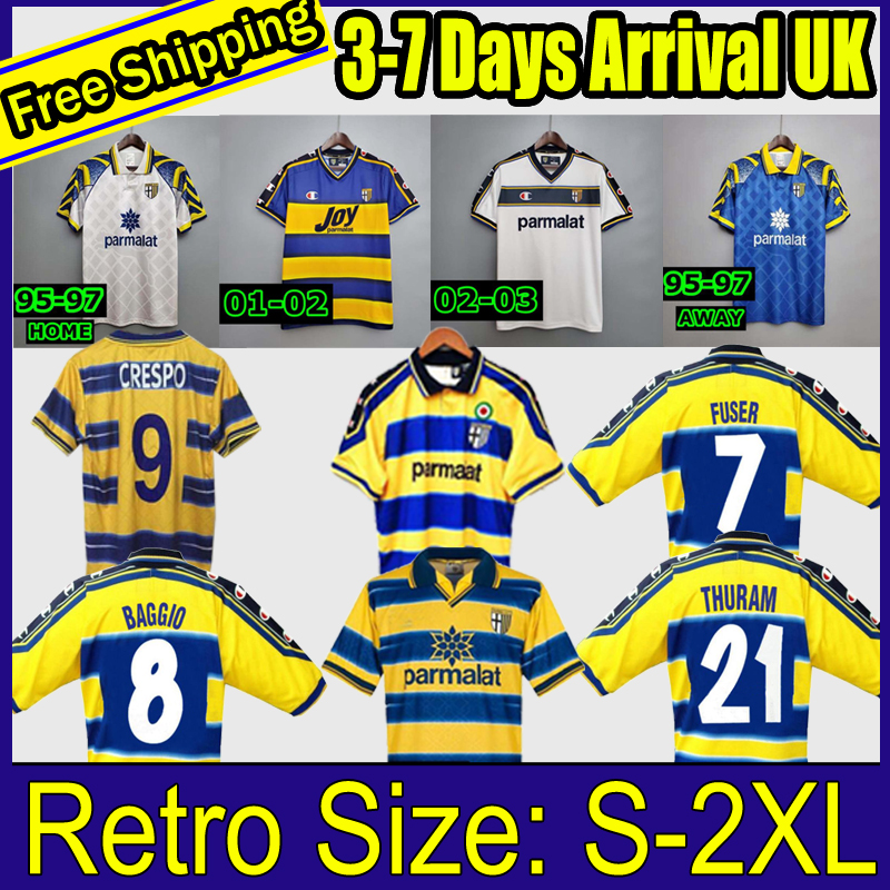 

Parma Calcio 1913 Retro 1995 1996 1998 1999 2000 2002 2003 palma soccer jersey 95 96 97 98 99 01 02 03 vintage football shirt kits STOICHKOV, 99-00 home