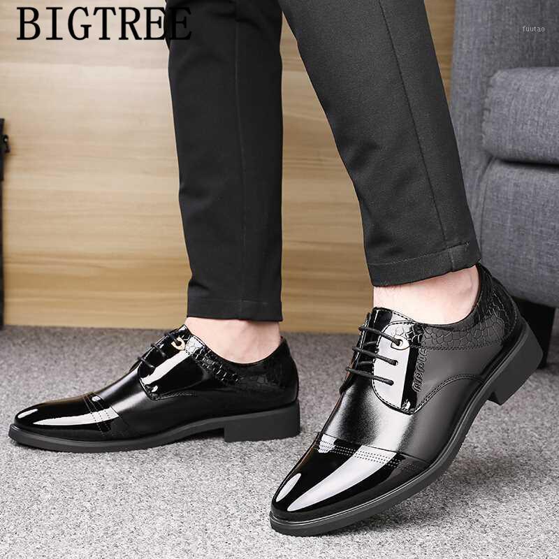

Elegant Shoes Men Formal Coiffeur Wedding Men Shoes Oxford Italian Designer Classic Brown Dress Erkek Ayakkabi Ayakkab1, Black