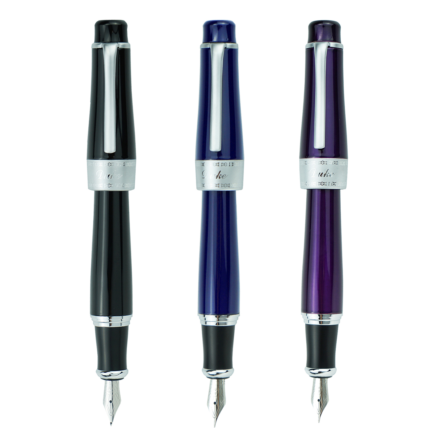 

Limited Edition Duke 2009 Fountain Pen Memory Charlie-Chaplin Big Size Unique Style Medium / Bent Nib Heavy Business Office Gift 201202, Red