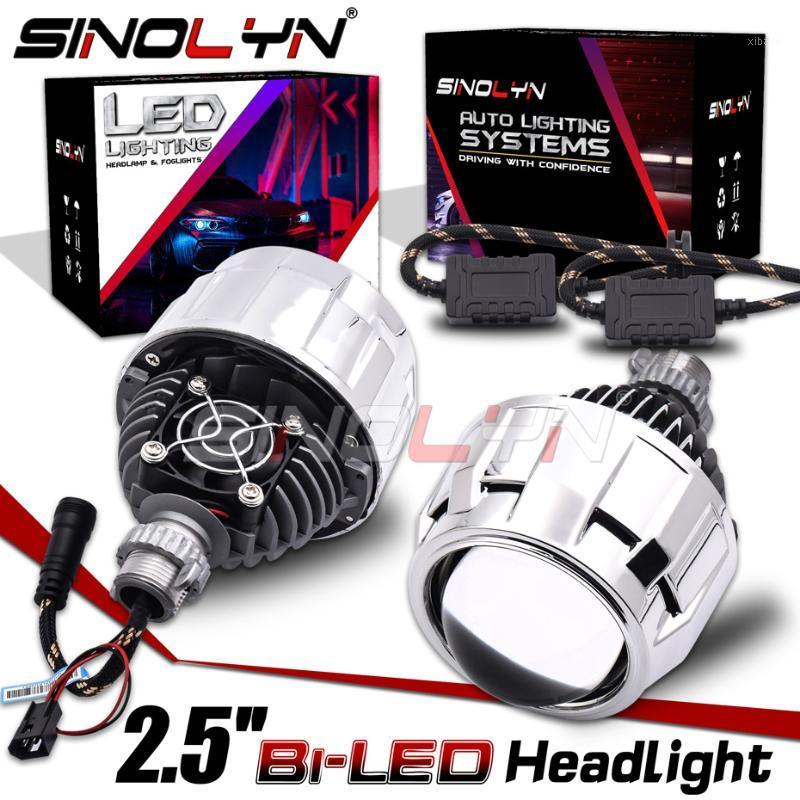 

Sinolyn 2.5 Inch Bi LED Lens Angel Eyes Projector Headlight H4/H7/9005/9006 Car Headlight Auto Diode Lights Retrofit Accessories1