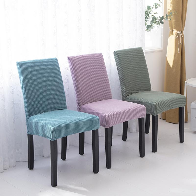 

Universal Dining Chairs Cover Kitchen Living Room Elastic Chairs Covers Integrated Seat Cover Machine Washable Dropshipping