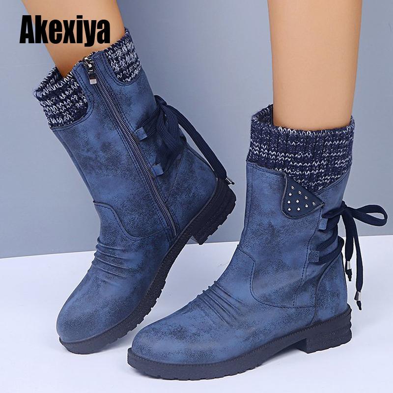 

Ankle boots woman 2020 Warm Plush Winter boots Microfiber Non-slip Suede women Black gray Size 35-43 u864