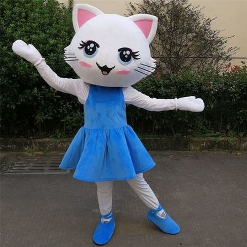 Mascot Costumes Cat Mascot Costume Suits Party Game Dress Outfits Clothing Advertising Carnival Halloween Xmas Easter Festival Adults-image-748267662