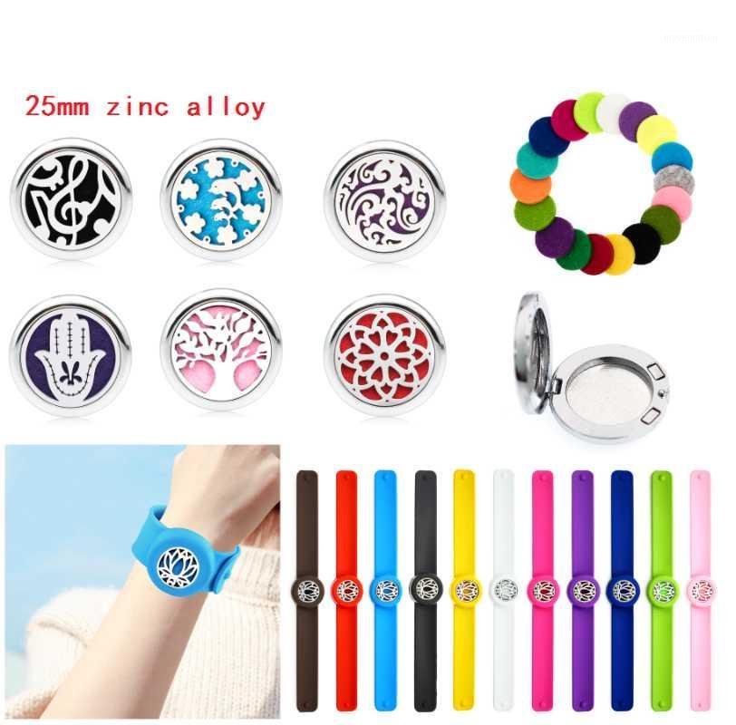 

25mm Kids Adjustable Mosquito Repellent Bracelet Essential Oil Diffuser Lokcet Bracelet Children Men Women Silicone Bracelets1