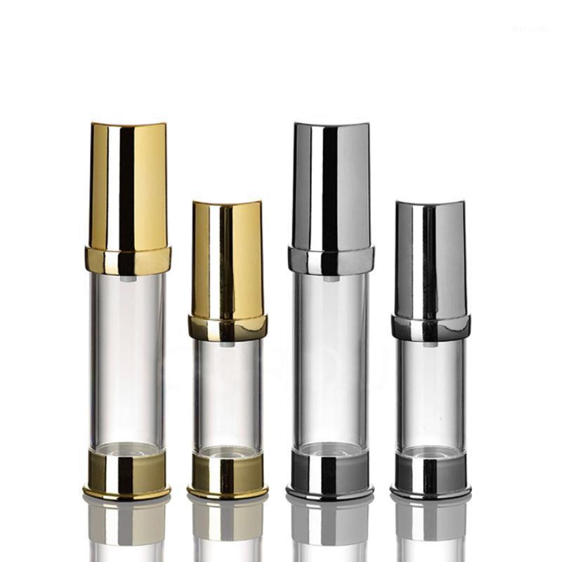 

10pcs 5ml 10ml 30ml Vacuum Empty Bottles With Spray Elegant Airless Pump Cosmetic Bottle Travel Makeup Emulsion bottle1
