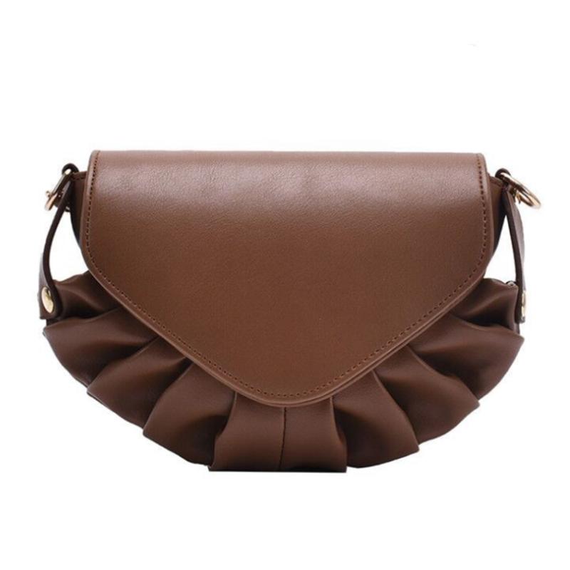 

Designer Women Bag Fashion Small Chain Bags Brown Leather Shoulder Bags For Woman, Black