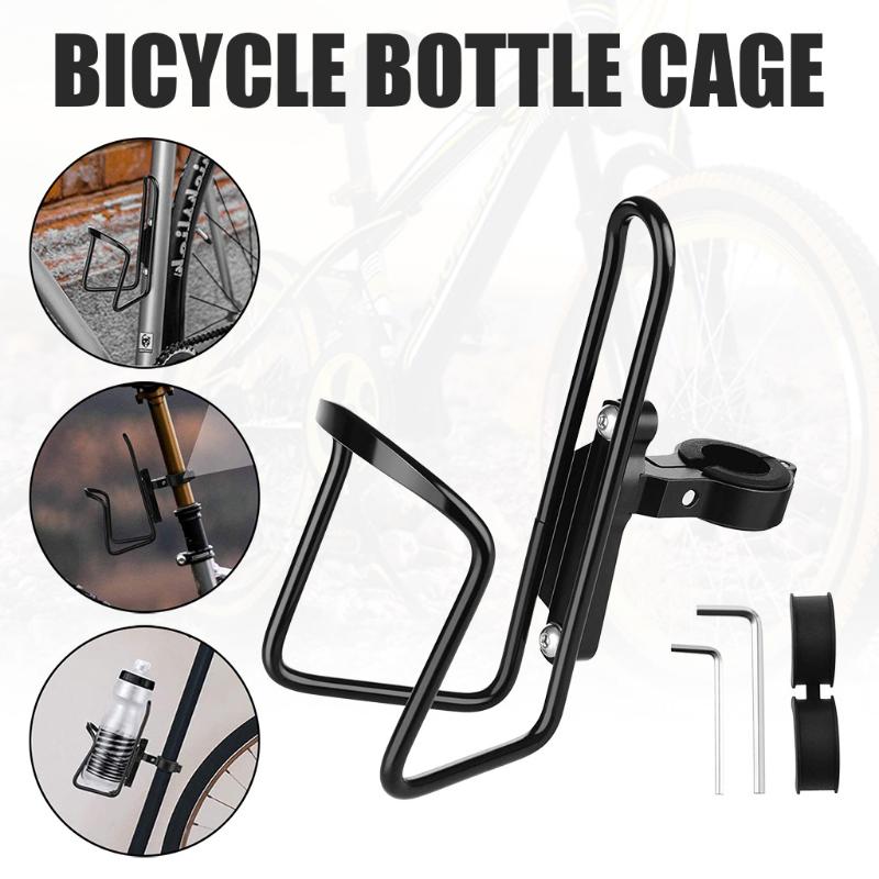 

1Pcs Aluminum Alloy Bike Cycling Bicycle Drink Water Bottle Rack Holder Mount for Mountain folding Bike Cage accessories