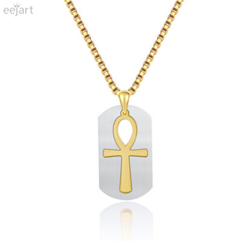 

60MM Chain stainless steel pendant Bianca Egyptian Ankh Pendant Necklace