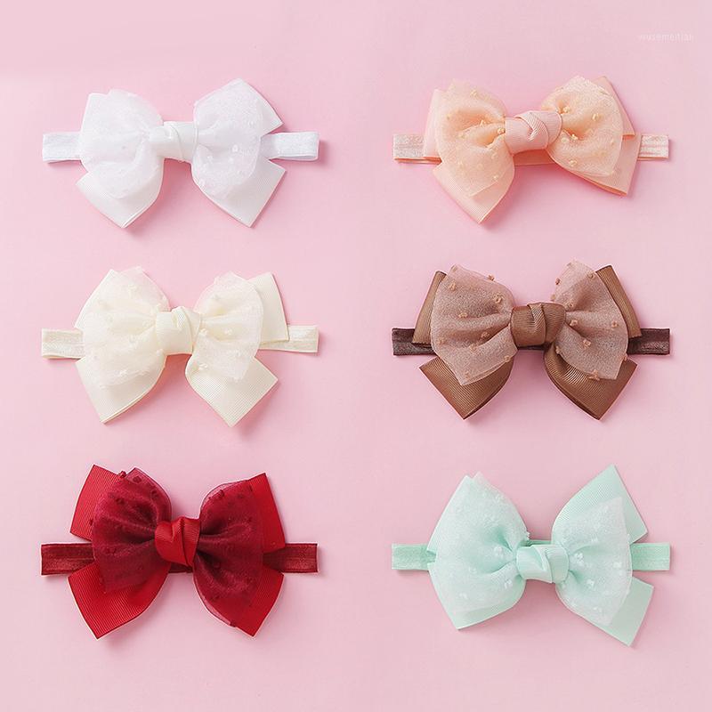 

Girls Head Wrap Big Bow Knot Turban Headband Hair Accessories Baby Gifts hair bow flower Headband for children1, White