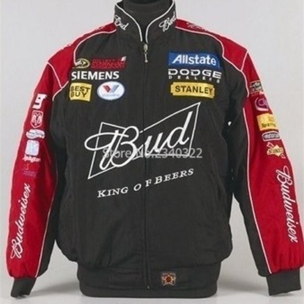 

New winter Men Casual Budweiser jacket Male Outwear Zipper Coat Q1110