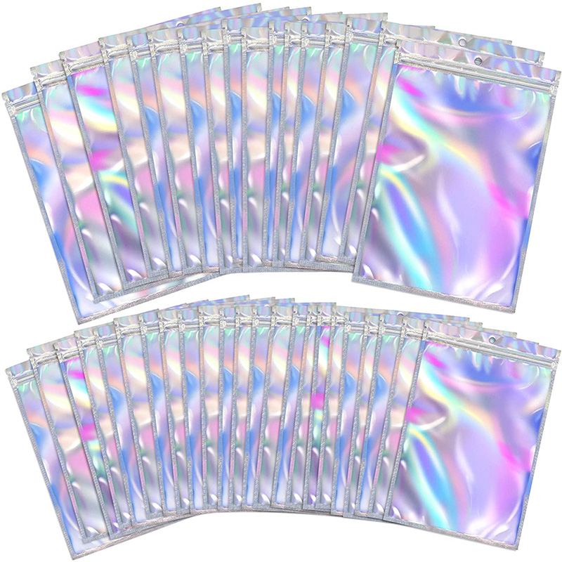 

Foil Zip Lock Bags,Resealable Smell Proof Bags Aluminum Mylar Bags for Party Favor Food Storage,Gift Bag