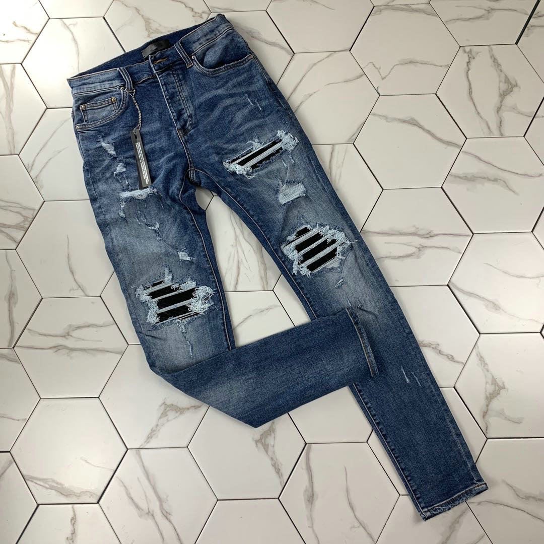 

iMen's Distressed Ripped Skinny Jeans Fashion Mens Jeans Slim Motorcycle Moto Biker Causal Mens Denim Pants Hip Hop Men Jeans, Khaki