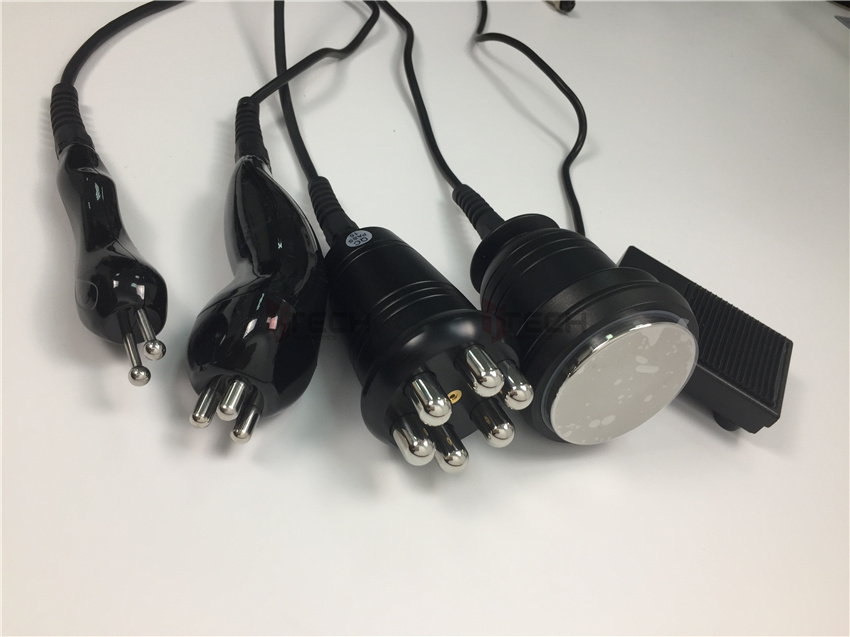 

high quality 5mhz rf handpiece 40K cavitation handle for ultrasonic cavitation machine ru+6 radio frequency fat removal free ship