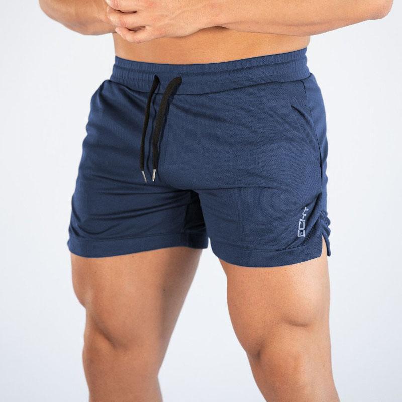 

Quick Dry Gym Shorts Men Fitness Running Shorts Men Bodybuilding Sport Gym Breathable Mesh Training Short Pants Jogger1, Jbdt45blue