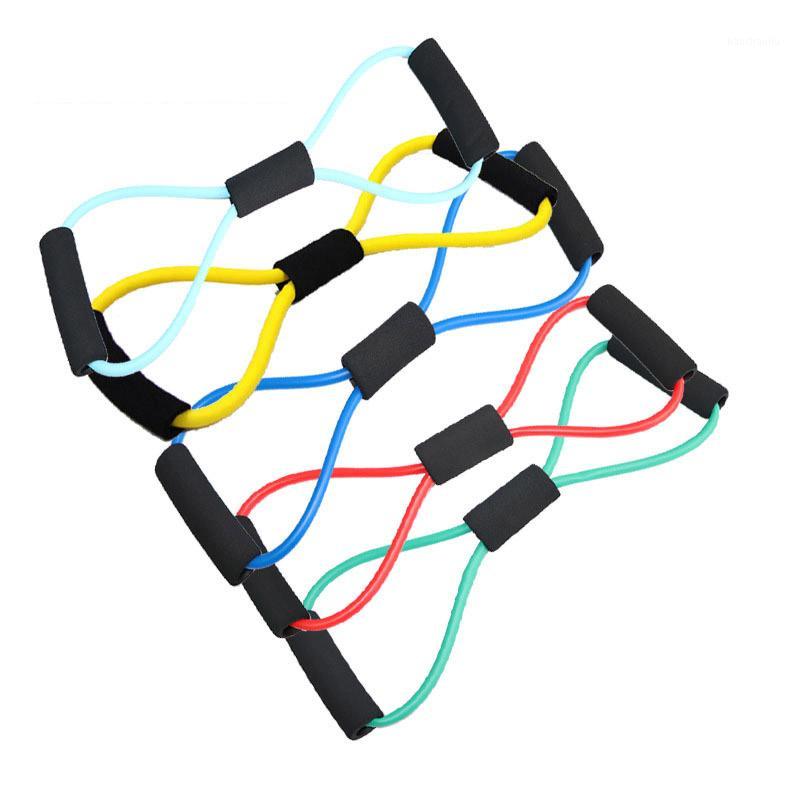 

NEW 2020 Yoga supplies rope pull rope chest expander yoga pilates girls cable machine 8 word chest Developer Resistance Bands1