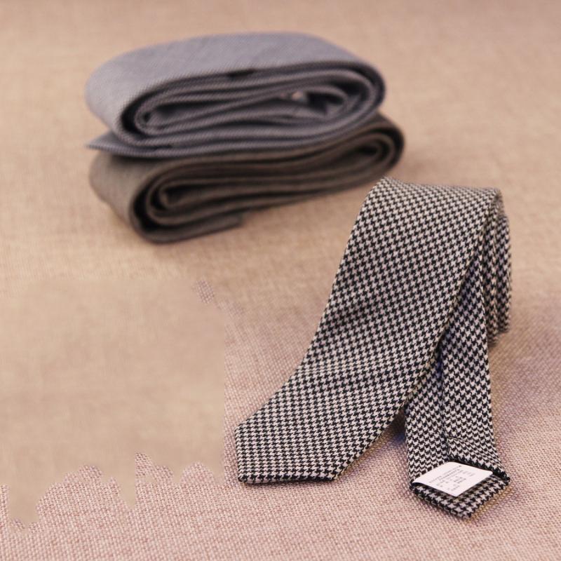 

2020 5cm Wool Necktie Classic Striped Plaid Neck Ties for Men Business Tuxedo Party Accessory Christmas Gift Custom Logo