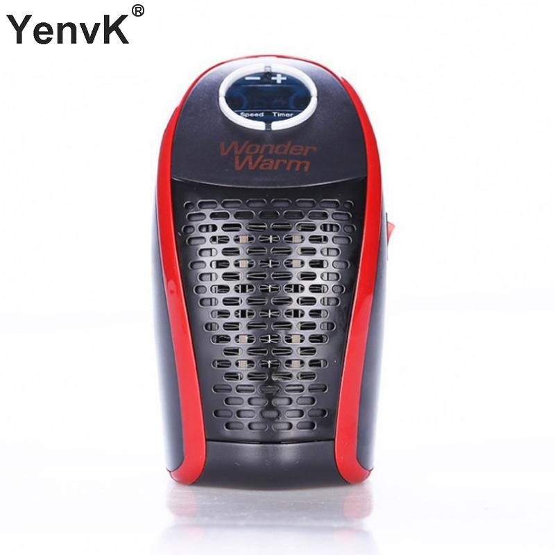 

400W Electric Handier Heater Portable Mini Heater Warm Hot Blower Warm Fan Timing Function With Remote Control For Office/Room