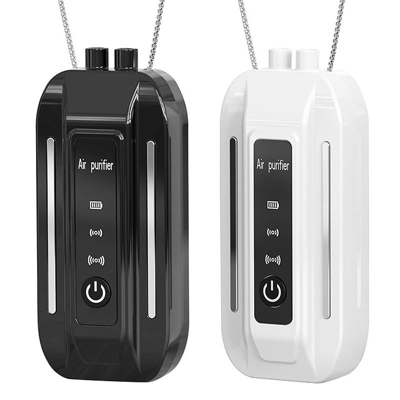 

Hanging Neck Air Purifier Fashion Personal Wearable Mini Portable Necklace Air Purifier Negative Ion Generator