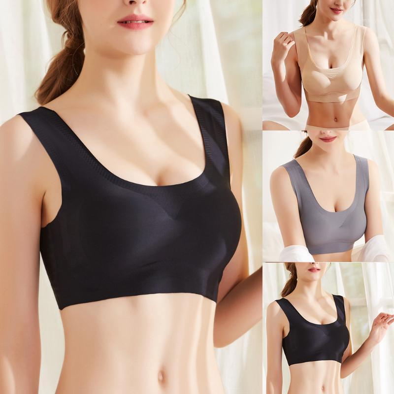 

High Stretch Breathable Sports Bra Top Fitness Women Padded Sport Bra for Running Yoga Gym Seamless Crop1, Bk