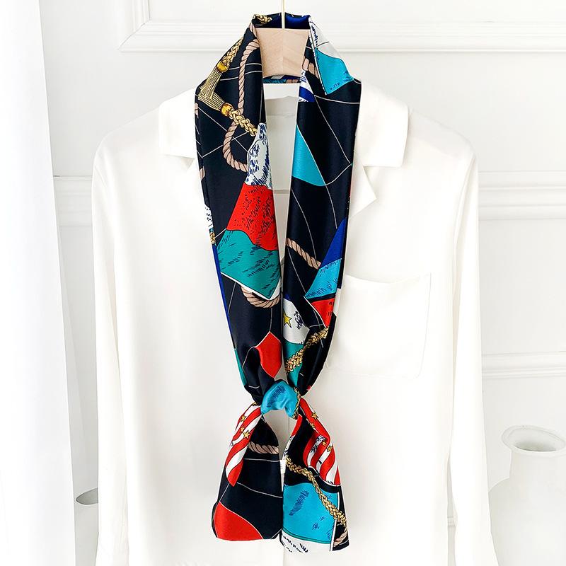 

2020 Bags Scarf Foulard Women Silk Scarf Fashion Lady Scarves Soft Shawls Bandana Hijab Cachecol Scarfs