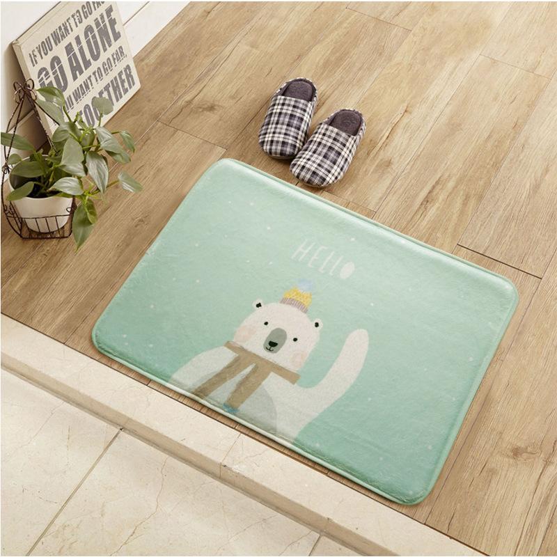 

Creative Korean cartoon style mat carpet door mats Home creative mat bedroom mats