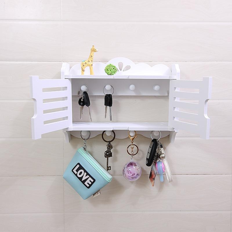 

Concise Modern Wall Luggage Carrier A Hook Avoid Punch A Living Room Decoration Frame Wall Hang Key Accept Box Arrangement Box