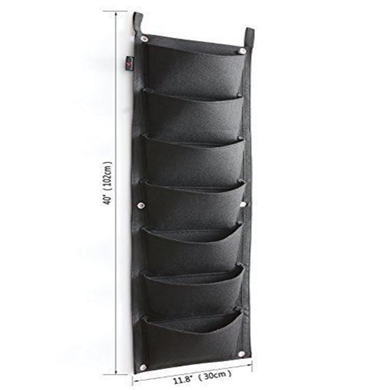 

NEW DESIGN Vertical Hanging Garden Planter Flower Pots Layout Wall Mount Hanging Flowerpot Bag Indoor Outdoor Use
