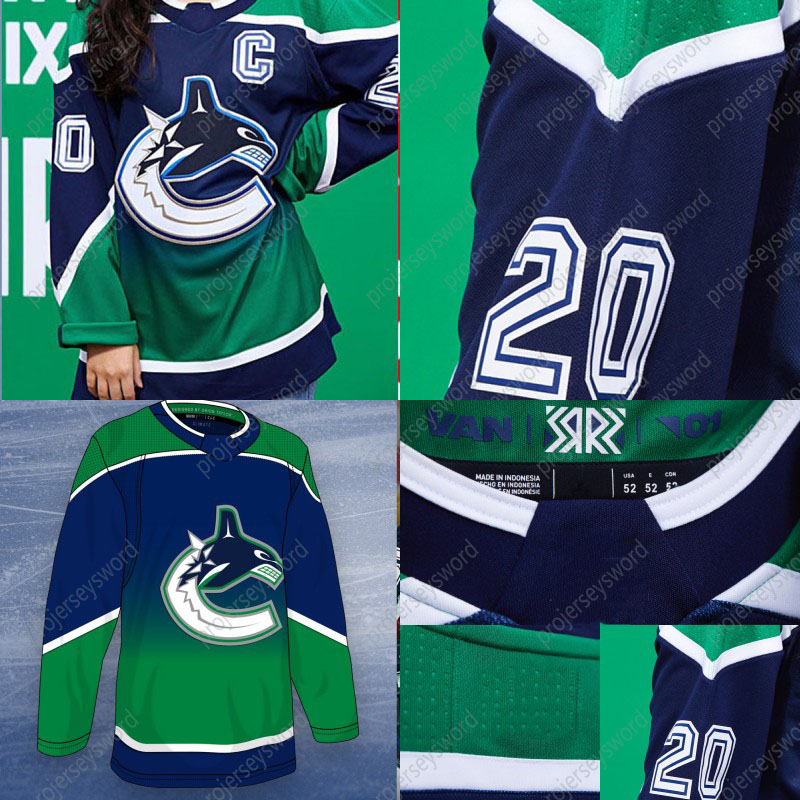 

Vancouver Canucks Bo Horvat 2020-21 Reverse Retro Hockey Jersey Elias Pettersson Brock Boeser Jake Virtanen Quinn Hughes Tyler Myers Jerseys, Mens allstar white s-xxxl