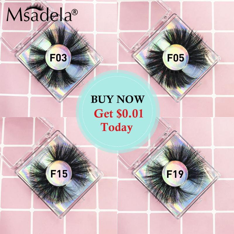 

Makeup Mink Lashes 25MM Lashes For Beauty Natural Long 3D Mink Eyelashes Thick Handmade Full Strip Volume